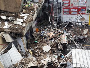 Begini Kondisi Ruko 4 Lantai yang Roboh di Slipi