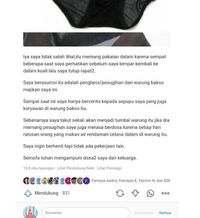  netizen ini menemukan hal yang tidak beres Pengakuan Karyawan Warung Bakso yang Pakai Penglaris Celana Dalam