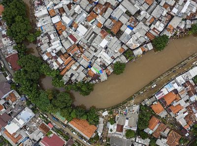 Foto Perjalanan Normalisasi Ciliwung sampai Mangkrak di Era Anies