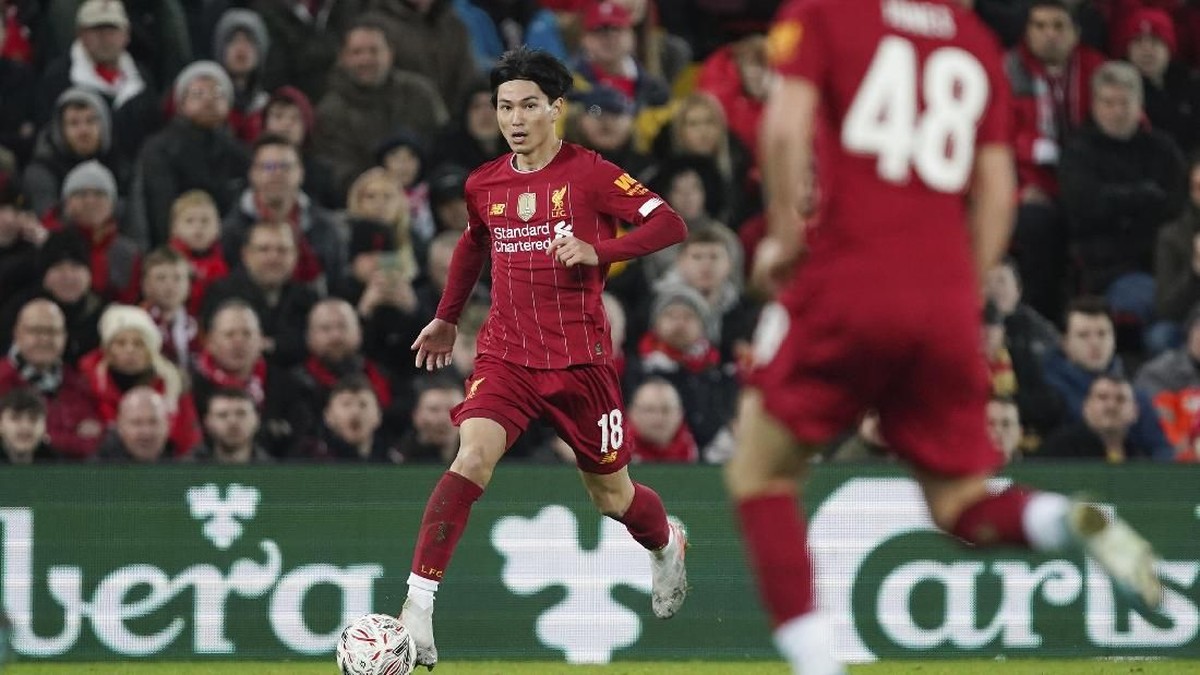 Takumi Minamino mencetak satu gol dan satu assist saat Liverpool menggasak Blackburn Rovers 6-0 di laga uji coba jelang bergulirnya Liga Inggris. (Foto: AP Photo)
