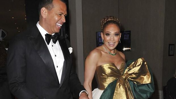 Jennifer Lopez arrives at the 77th annual Golden Globe Awards at the Beverly Hilton Hotel on Sunday, Jan. 5, 2020, in Beverly Hills, Calif. (Photo by Jordan Strauss/Invision/AP)
