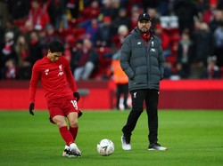 Manajer The Reds, Juergen Klopp, pun menilai permainan pemain Jepang itu luar biasa. Getty Images/Clive Brunskill.