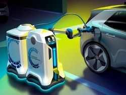 Volkswagen Bikin Robot Keliling yang Bisa Ngecas Mobil Listrik