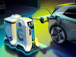 Volkswagen Bikin Robot Keliling yang Bisa Ngecas Mobil Listrik Volkswagen Bikin Robot Keliling yang Bisa Ngecas Mobil Listrik