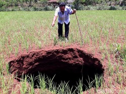 Rata-rata, Tiap Bulan Muncul Lebih 2 Lubang Menganga di Gunungkidul