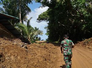 Kondisi Desa Lebo Sulut Usai Banjir Bandang