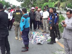 Naik Motor Ugal-ugalan, Pelajar Tewas Setelah Hantam Trotoar