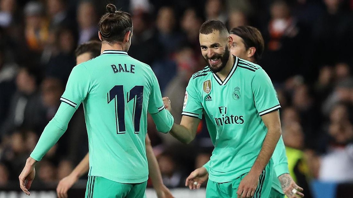 Karim Benzema dan Gareth Bale tak dibawa Real Madrid ke Piala Super Spanyol (Foto: Photo by Angel Martinez/Getty Images)