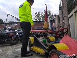 Formula 1 KW Ditilang Polisi Garut saat Malam Pergantian Tahun Baru