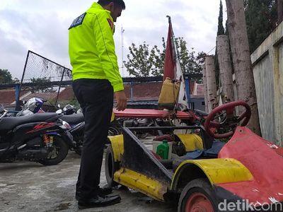 Formula 1 KW Ditilang Polisi Garut