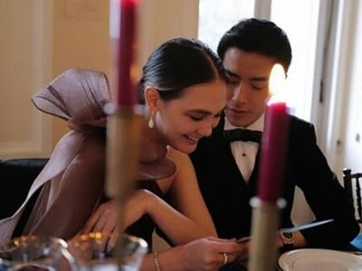 Foto Kebersamaan Luna Maya dan Pria Jepang Ryochin ke Yunani hingga London