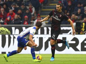 Ibrahimovic Vs Sampdoria: Main 35 Menit, 16 Sentuhan, 1 Tembakan