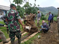 Cegah Pencurian, BPCB Gandeng Petani Amankan TKP Penemuan Arca Dieng