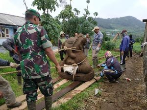 Cegah Pencurian, BPCB Gandeng Petani Amankan TKP Penemuan Arca Dieng Cegah Pencurian, BPCB Gandeng Petani Amankan TKP Penemuan Arca Dieng