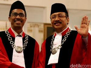 Hakim MK Tanya Airlangga soal Jabatan Ketua PEN dengan Kenaikan Suara Golkar