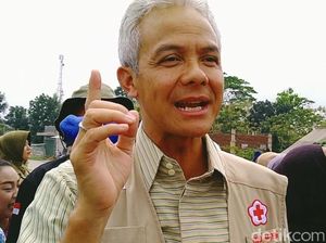 Ditanya Soal Usulan Pemekaran Banyumas, Ganjar: Nggak Ada Tuh