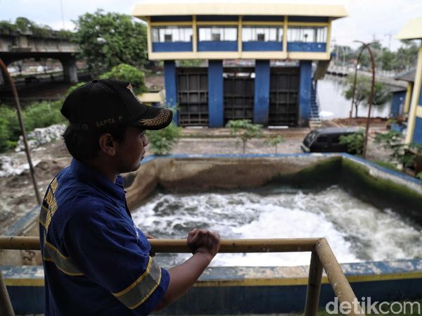 Rumah Pompa Ancol Siaga Hadapi Banjir Rob di Utara Jakarta