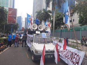 Protes Masalah Natuna, Massa Gelar Demonstrasi di Depan Kedubes China