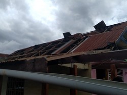 Penampakan 4 Rumah Rusak di Mamasa Akibat Puting Beliung