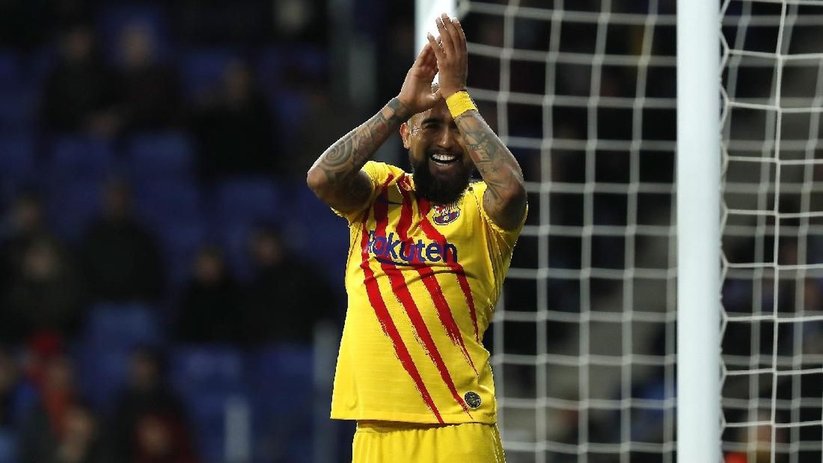 Arturo Vidal tak diizinkan hengkang ke Inter Milan oleh Barcelona (Joan Monfort/AP Photo)