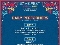 Rayakan Bulan Penuh Cinta di Love Fest 2020, Ini Harga Tiketnya