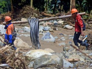 Pemulihan Infrastruktur Pascabanjir di Lebak