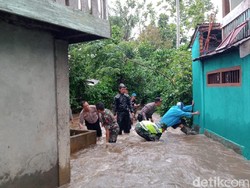 4 Desa di Lahat Terendam Banjir, 1 Warga dan 1 Rumah Hanyut Terbawa Arus