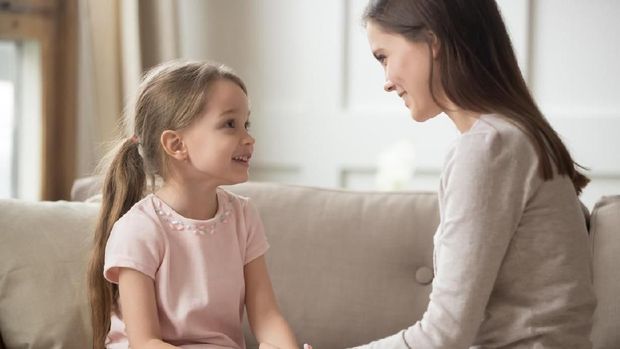 Loving worried mom psychologist consoling counseling talking to upset little child girl showing care give love support, single parent mother comforting sad small sullen kid daughter feeling offended