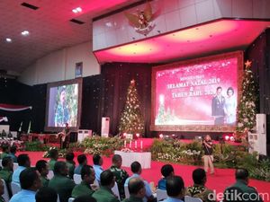 Di Perayaan Natal, Panglima Bicara Semangat Prajurit TNI Bantu Korban Bencana