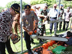 Hadapi Bencana Hidrometeorologi, Ini Kesiapan 750 Personel Gabungan Banyuwangi
