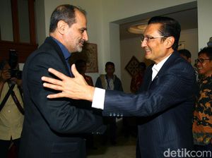 Wakil Ketua MPR Fadel Muhammad Temui Dubes Iran
