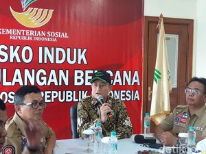 Tetap Siaga, Mensos Buka Posko Induk Penanggulangan Bencana di Jakarta