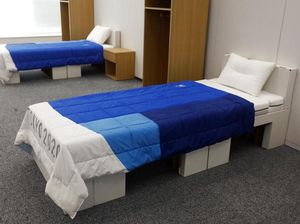 Tempat Tidur Atlet Olimpiade Tokyo Terbuat dari Kardus Daur Ulang