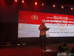 Di Perayaan Natal Brimob, Mahfud Cerita Makna Sahabat dalam Bahasa Arab