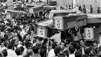 Pemakaman Korban Pesawat Iran Air yang Dirudal AS pada 1988