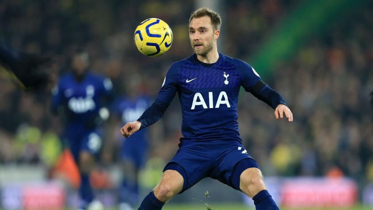 Eriksen disebut akan hengkang ke Inter di akhir musim. Foto: Stephen Pond/Getty Images