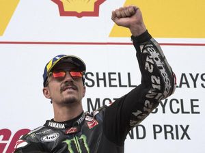 Juara MotoGP Virtual, Vinales Selebrasi Buka Sampanye