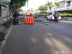 Hati-hati, Ada Gorong-gorong Jebol di Pantura Kota Pasuruan