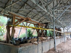 Patroli Tambang Ilegal, Polda Banten Tutup Tambang Emas di Lebak