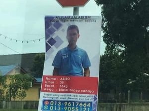 Pria Viral Pasang Spanduk Cari Jodoh di Tiang Listrik Bertemu Belahan Jiwa