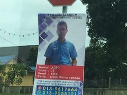 Pria Viral Pasang Spanduk Cari Jodoh di Tiang Listrik Bertemu Belahan Jiwa