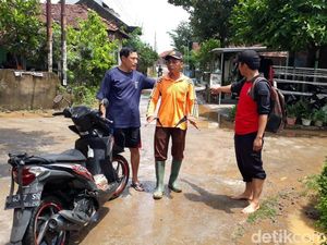Banjir yang Rendam Puluhan Rumah di Kudus Berangsur Surut