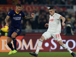 Laga Berjalan Keras, Juventus Ungguli Roma 2-0 di Babak Pertama