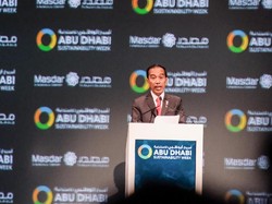 Hadiri Abu Dhabi Sustainability Week, Jokowi Pamer Konsep Ibu Kota Baru