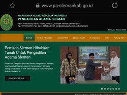 Setelah 17 Jam Dihack, Website Pengadilan Agama Sleman Kembali Normal