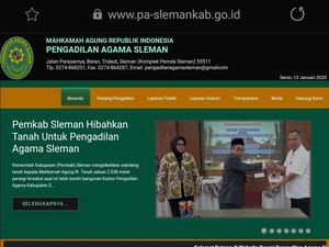 Setelah 17 Jam Dihack, Website Pengadilan Agama Sleman Kembali Normal Setelah 17 Jam Dihack, Website Pengadilan Agama Sleman Kembali Normal