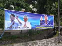 Ketua PAN Solo Minta Spanduk Amien Rais dan Purnomo-Teguh Dicopot