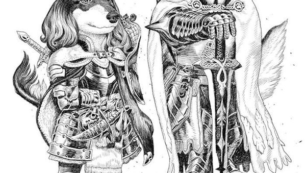 Gemas! Ilustrator Jepang Ubah Kucing dan Anjing Jadi Prajurit Imut