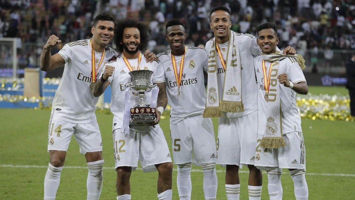 Real Madrid juara Piala Super Spanyol dengan lini depan compang-camping (Hassan Ammar/AP Photo)