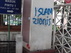 Kampus UIN Jakarta Jadi Korban Vandalisme Islam Zionis, Polisi Turun Tangan
